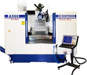 A560 5-Axis CNC Articulating-Head Porting Machine
